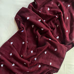 Load image into Gallery viewer, Maroon and White Hearts