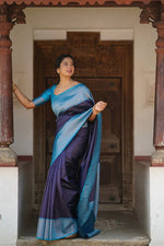 Load image into Gallery viewer, Royal Skies (Premium Quality Silk)