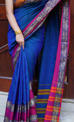 Load image into Gallery viewer, Neel - नील (Premium Narayanpet Handloom Pure Cotton)