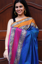 Load image into Gallery viewer, Neel - नील (Premium Narayanpet Handloom Pure Cotton)