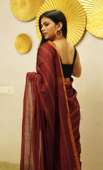 Load image into Gallery viewer, Kesariya - केसरिया (Premium Narayanpet Handloom Pure Cotton)