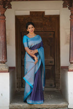 Load image into Gallery viewer, Royal Skies (Premium Quality Silk)