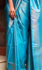 Load image into Gallery viewer, Krishna (Premium Quality Kanjivaram Silk Saree)
