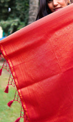 Load image into Gallery viewer, Kaadambari (Premium Quality Kanjivaram Silk Saree)