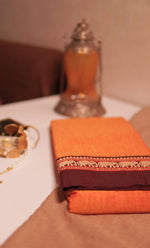 Load image into Gallery viewer, Orange - ഓറഞ്ച് (Premium Narayanpet Handloom Pure Cotton)