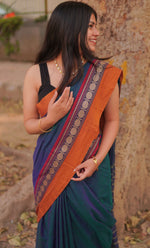 Load image into Gallery viewer, Pavithram - ಪವಿತ್ರಮ್ (Premium Narayanpet Handloom Pure Cotton)