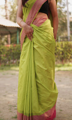 Load image into Gallery viewer, Kamal - कमल (Premium Quality Kanjivaram Art Silk Saree)