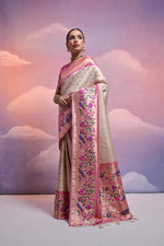 Load image into Gallery viewer, Ruvika - (Premium Paithani Silk)