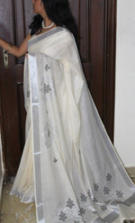 Load image into Gallery viewer, Aruvi - അരുവി (Traditional Kerala Cotton Saree)