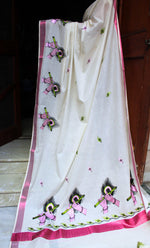 Load image into Gallery viewer, Megha - മേഘ (Traditional Kerala Cotton Saree)