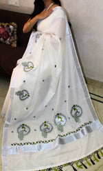 Load image into Gallery viewer, Mohanam - മോഹനം (Traditional Kerala Cotton Saree)