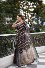 Load image into Gallery viewer, Tussar Silk Leriya (Premium Quality Soft Silk)