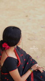 Load image into Gallery viewer, Black and Red Hearts