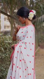 Load image into Gallery viewer, White and Red Hearts