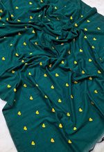 Load image into Gallery viewer, Teal Green and Yellow Hearts