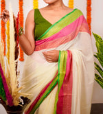 Load image into Gallery viewer, Mridula - മൃദുല (Premium 120 Count Kerala Onam Mul Cotton)