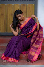 Load image into Gallery viewer, Rakshika - रक्षिका (Premium Handloom Gadwal Silk Cotton)