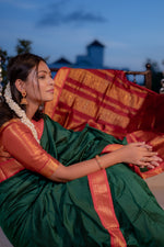 Load image into Gallery viewer, Vilasini - విలాసిని (Premium Handloom Gadwal Silk Cotton)