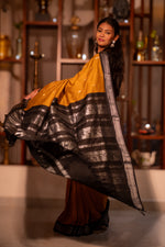 Load image into Gallery viewer, Manjal - மஞ்சல் (Premium Handloom Gadwal Silk Cotton)