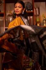 Load image into Gallery viewer, Manjal - மஞ்சல் (Premium Handloom Gadwal Silk Cotton)