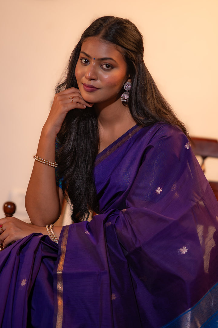 Kurunji - కురుంజి (Premium Maheswari Silk Cotton)