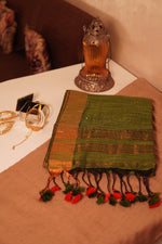 Load image into Gallery viewer, Shiny Maroon (Khadi Handloom Pure Cotton)