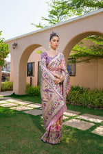 Load image into Gallery viewer, Banarasi Silk Paithani Patola (Premium Quality Soft Silk)
