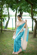 Load image into Gallery viewer, Elegant Soft Tussar (Premium Quality Soft Silk)