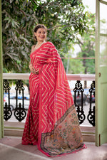 Load image into Gallery viewer, Tussar Silk Leriya (Premium Quality Soft Silk)