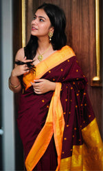 Load image into Gallery viewer, AMITHI - अमिठी (Premium Handloom Gadwal Silk Cotton)