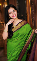 Load image into Gallery viewer, SAMIKSHA - समीक्षा (Premium Handloom Gadwal Silk Cotton)