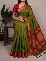 Load image into Gallery viewer, Harini - हरिनी (Premium Handloom Gadwal Silk Cotton)
