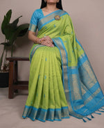 Load image into Gallery viewer, Charukeshi - ചാരുകേശി (Premium Handloom Gadwal Silk Cotton)