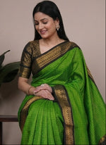 Load image into Gallery viewer, Padmavati - പദ്മാവതി (Premium Handloom Gadwal Silk Cotton)