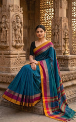 Load image into Gallery viewer, Pravritti - प्रवृत्ति (Narayanpet Handloom Pure Cotton)