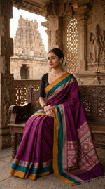Load image into Gallery viewer, Malayamarutam - मलयामारुतम (Narayanpet Handloom Pure Cotton)