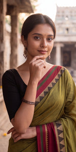 Load image into Gallery viewer, Hamsavahini - ಹಂಸವಾಹಿನಿ (Narayanpet Handloom Cotton)
