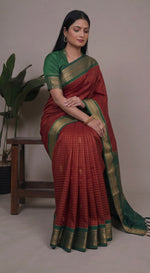 Load image into Gallery viewer, Aryamati - आर्यमति (Premium Handloom Gadwal Silk Cotton)