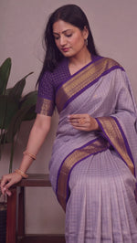 Load image into Gallery viewer, Bharati - భారతి (Premium Handloom Gadwal Silk Cotton)