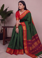 Load image into Gallery viewer, Rakshitha - रक्षिता (Premium Handloom Checked Gadwal Silk Cotton)