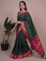 Load image into Gallery viewer, Prithvi - पृथ्वी (Premium Handloom Checked Gadwal Silk Cotton)