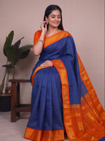 Load image into Gallery viewer, Alisha - ಅಲಿಶಾ (Premium Handloom Checked Gadwal Silk Cotton)