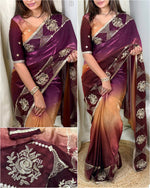 Load image into Gallery viewer, Himanshi (Premium Satin Saree)