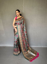 Load image into Gallery viewer, Diva (Premium Kalamkari Soft Silk)