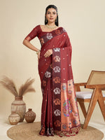 Load image into Gallery viewer, Karishma (Premium Banarasi Paithani Silk)