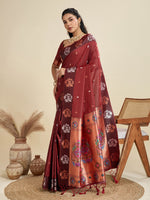 Load image into Gallery viewer, Karishma (Premium Banarasi Paithani Silk)