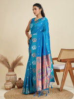 Load image into Gallery viewer, Karishma (Premium Banarasi Paithani Silk)