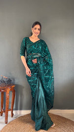 Load image into Gallery viewer, Zara (Premium 1 Minute Ready To Wear Saree)