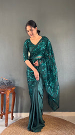 Load image into Gallery viewer, Zara (Premium 1 Minute Ready To Wear Saree)