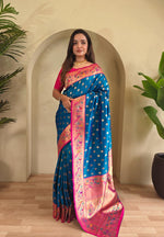 Load image into Gallery viewer, Aanchal (Premium Banarasi Paithani Silk)